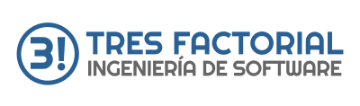 Logo de tres factorial